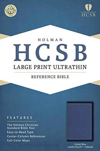 Beispielbild fr Large Print Ultrathin Reference Bible-HCSB zum Verkauf von ThriftBooks-Atlanta