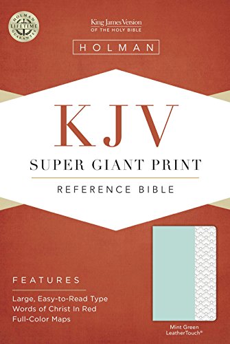 9781433617362: Holy Bible: King James Version, Super Giant Print, Reference, Mint Green, Leathertouch