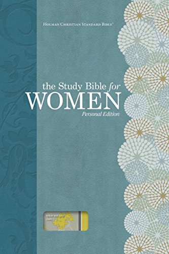 Beispielbild fr The Study Bible for Women: HCSB Personal Size Edition, Yellow/Gray Linen zum Verkauf von Goodwill