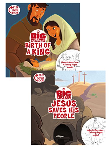 Stock image for The Birth of a King/Jesus Saves His People Flip-Over Book (One Big Story) for sale by Front Cover Books