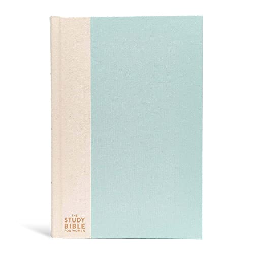 Imagen de archivo de CSB Study Bible For Women, Light Turquoise/Sand Hardcover, Black Letter, Study Notes and Commentary, Articles, Profiles, Word Studies, Charts, Full-Color Maps, Easy-to-Read Bible Serif Type a la venta por Goodwill Books