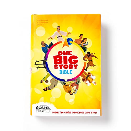 Imagen de archivo de CSB One Big Story Bible, Hardcover, Red Letter, Presentation Page, Study Helps for Children, Christ Connections, Memory Verses, Full-Color Maps, Easy-to-Read Bible Serif Type a la venta por Goodwill