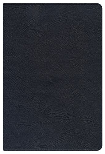 9781433644863: KJV Large Print Personal Size Reference Bible, Black Genuine Leather