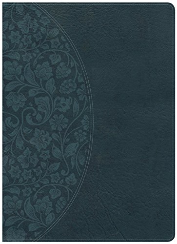 Beispielbild fr KJV Study Bible Large Print Edition, Dark Teal LeatherTouch, Indexed zum Verkauf von SecondSale