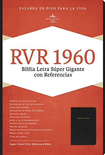 9781433646669: RVR 1960 Biblia Letra Sper Gigante, negro piel fabricada