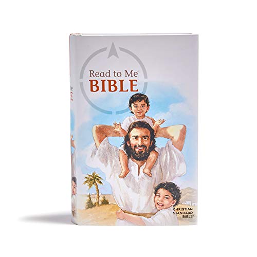 Stock image for CSB Read to Me Bible, Red Letter, Single-Column, Gospel Presentation, Full-Color Inserts, Illustrations, Bible Stories, Easy-to-Read Bible Serif Type for sale by Ergodebooks