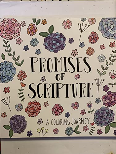 Beispielbild fr Promises of Scripture a Coloring Journey zum Verkauf von SecondSale