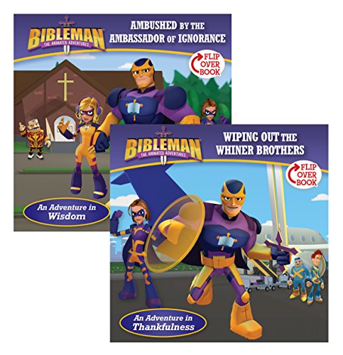 Stock image for Ambushed by the Ambassador of Ignorance/Wiping Out the Whiner Brothers, Flip-Over Book (Bibleman) for sale by SecondSale
