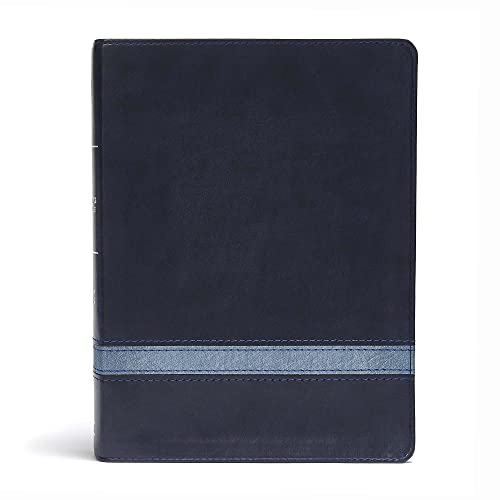 Beispielbild fr CSB Apologetics Study Bible, Navy LeatherTouch, Black Letter, Black Letter, Defend Your Faith, Study Notes and Commentary, Articles, Profiles, Full-Color Maps, Easy-to-Read Bible Serif Type zum Verkauf von GF Books, Inc.