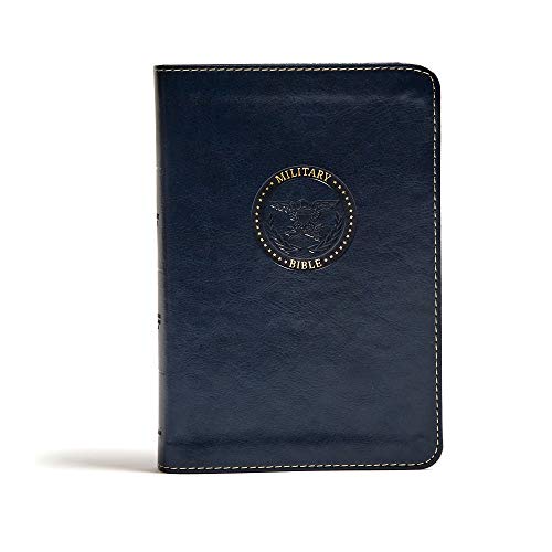 

Holy Bible : Christian Standard Bible, Navy Blue Leathertouch, Military Bible