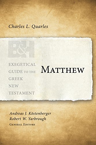 Imagen de archivo de Matthew (Exegetical Guide to the Greek New Testament) a la venta por Front Cover Books