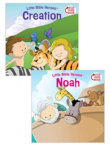 Stock image for Creation / Noah Flip-Over Book (Little Bible Heroes?) for sale by Gulf Coast Books