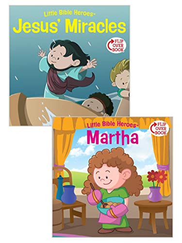 Stock image for Jesus' Miracles/Martha Flip-Over Book (Little Bible Heroes?) for sale by Gulf Coast Books