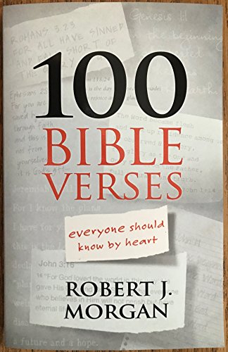 Imagen de archivo de 100 Bible Verses Everyone Should Know by Heart a la venta por ThriftBooks-Atlanta