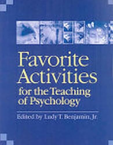 Beispielbild fr Favorite Activities for the Teaching of Psychology zum Verkauf von Wonder Book