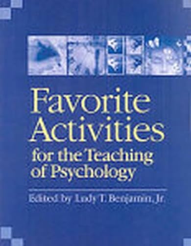 Imagen de archivo de Favorite Activities for the Teaching of Psychology a la venta por Wonder Book