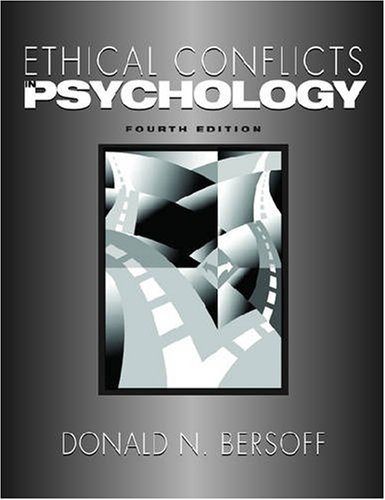 Stock image for Ethical Conflicts in Psychology for sale by Ergodebooks