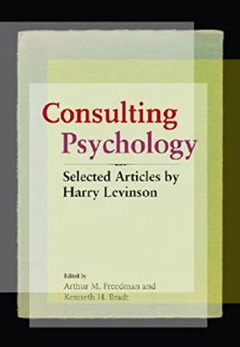 Beispielbild fr Consulting Psychology: Selected Articles zum Verkauf von Zoom Books Company