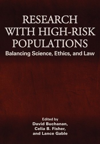 Beispielbild fr Research with High-Risk Populations : Balancing Science, Ethics, and Law zum Verkauf von Better World Books