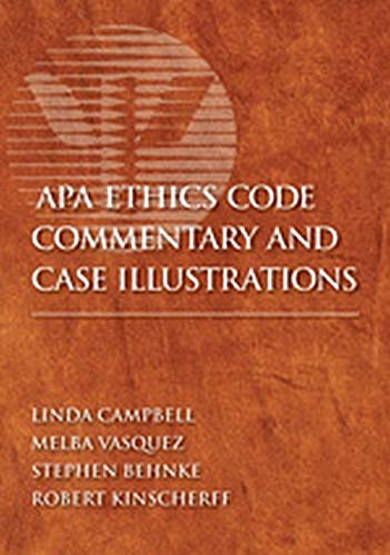 Stock image for APA Ethics Code Commentary and Case Illustrations for sale by BooksRun