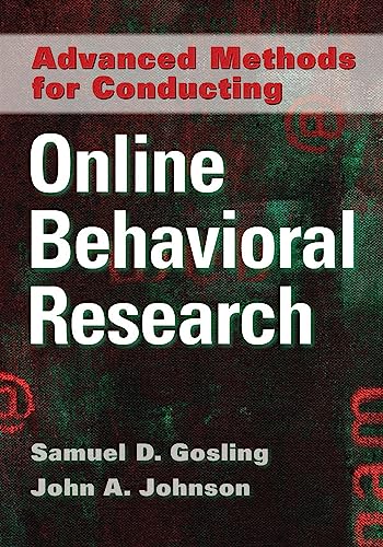 Stock image for Advanced Methods for Conducting Online Behavioral Research for sale by Better World Books