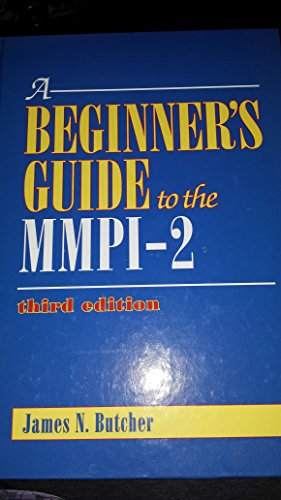 A Beginner's Guide to the MMPI-2 (9781433809224) by Butcher PhD, Dr. James N.