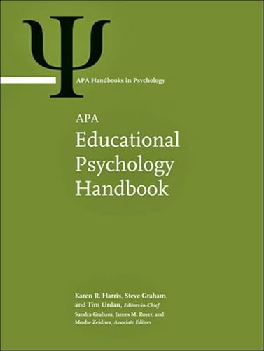 APA Educational Psychology Handbook (APA Handbooks in Psychology(r)) (9781433809965) by Harris, Karen R.; Graham, Steve; Urdan, Tim