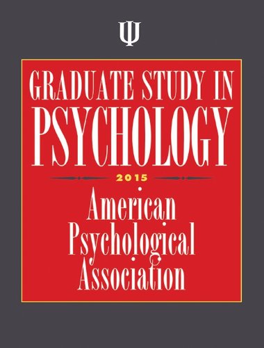 Imagen de archivo de Graduate Study in Psychology a la venta por Better World Books