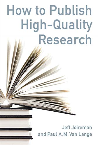 Imagen de archivo de How to Publish High-Quality Research a la venta por Goodwill