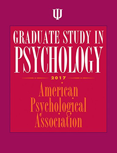 Beispielbild fr Graduate Study in Psychology zum Verkauf von Better World Books