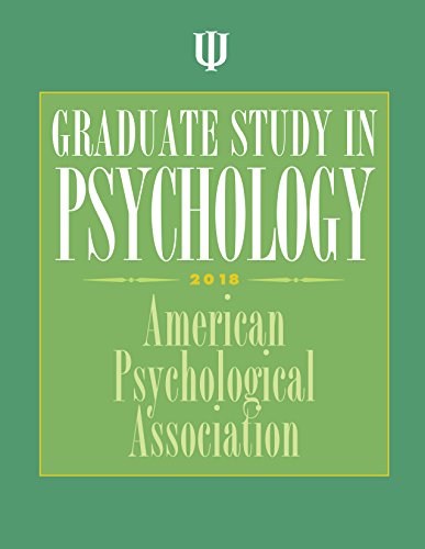 Beispielbild fr Graduate Study in Psychology zum Verkauf von Better World Books