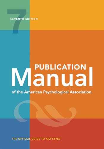 Stock image for Publication Manual of the American Psychological Association for sale by Revaluation Books