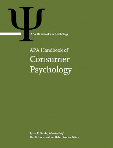 Stock image for APA Handbook of Consumer Psychology (Volume 1) (APA Handbooks in Psychology® Series) for sale by Byrd Books