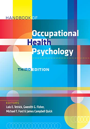 Beispielbild fr Handbook of Occupational Health Psychology zum Verkauf von Blackwell's
