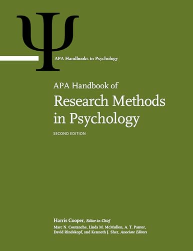 Stock image for APA Handbook of Research Methods in Psychology - Volume 1 - Foundations, Planning, Measures, and Psychometrics Volume 2: Research Designs: Quantita for sale by PBShop.store UK