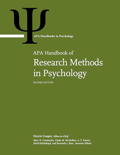 9781433841231: APA Handbook of Research Methods in Psychology: Volume 1: Foundations, Planning, Measures, and Psychometrics Volume 2: Research Designs: Quantitative, ... (APA Handbooks in Psychology Series)