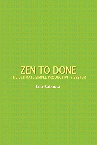 Imagen de archivo de Zen to Done: The Ultimate Simple Productivity System a la venta por ThriftBooks-Atlanta