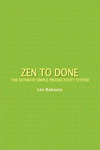 9781434103185: Zen to Done: The Ultimate Simple Productivity System
