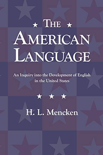 Imagen de archivo de The American Language a la venta por ThriftBooks-Dallas