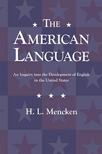 The American Language (9781434103260) by Mencken, Professor H L