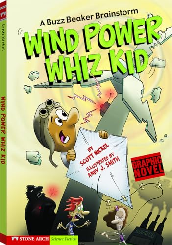 Imagen de archivo de Wind Power Whiz Kid: A Buzz Beaker Brainstorm (Graphic Sparks) a la venta por Your Online Bookstore