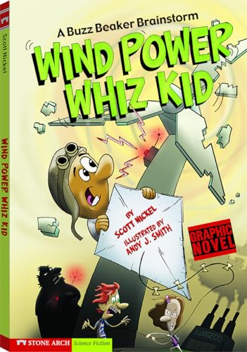 Stock image for Wind Power Whiz Kid: A Buzz Beaker Brainstorm (Graphic Sparks) for sale by SecondSale