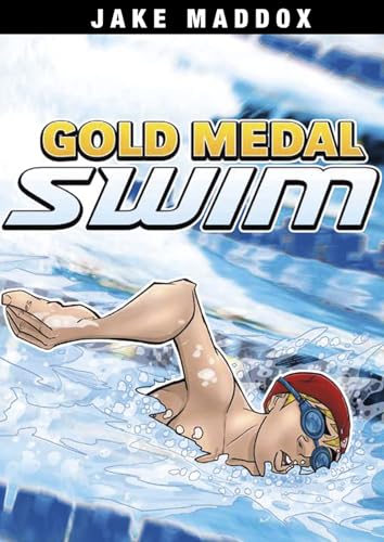 Imagen de archivo de Gold Medal Swim (Jake Maddox Sports Stories) a la venta por Wonder Book