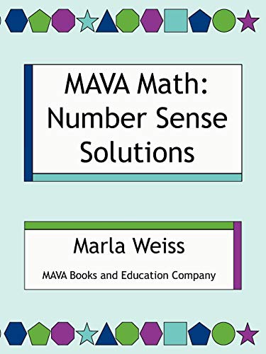 Stock image for Mava Math: Number Sense Solutions for sale by Chiron Media