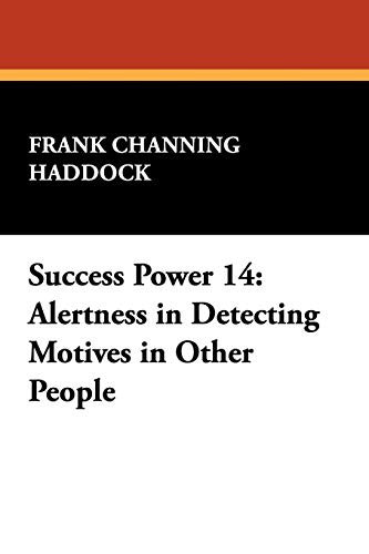 Beispielbild fr Success Power 14 Alertness in Detecting Motives in Other People zum Verkauf von PBShop.store US