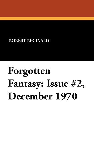 Beispielbild fr Forgotten Fantasy Issue 2, December 1970 zum Verkauf von PBShop.store US