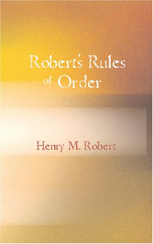 Imagen de archivo de Robert's Rules of Order: Pocket Manual of Rules Of Order For Deliberative Assemblies a la venta por More Than Words