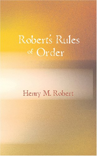 Stock image for Robert's Rules of Order: Pocket Manual of Rules Of Order For Deliberative Assemblies for sale by More Than Words