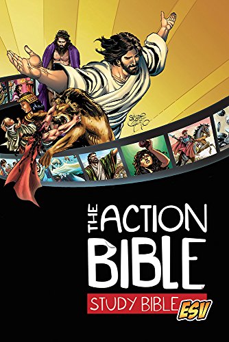 Stock image for The Action Bible Study Bible ESV (Hardcover) for sale by BooksRun