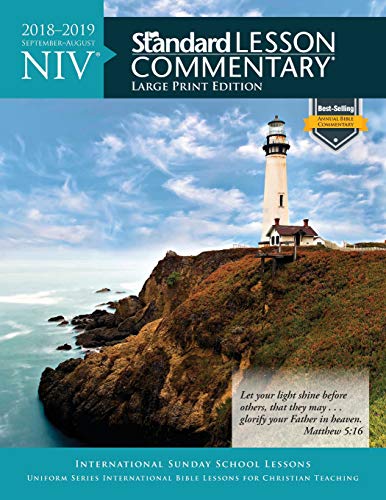 9781434712035: NIV Standard Lesson Commentary Large Print Ed. 2018-2019 (International Sunday School Lessons: Uniform Series International Bible Lessons for Christian Teaching)